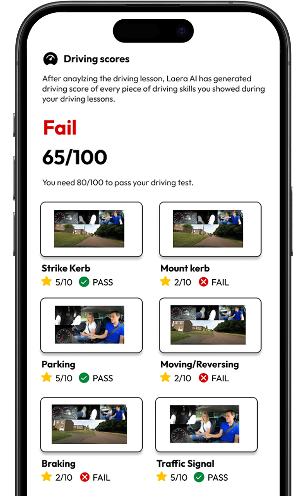 ErmoL Driver Training App Interface